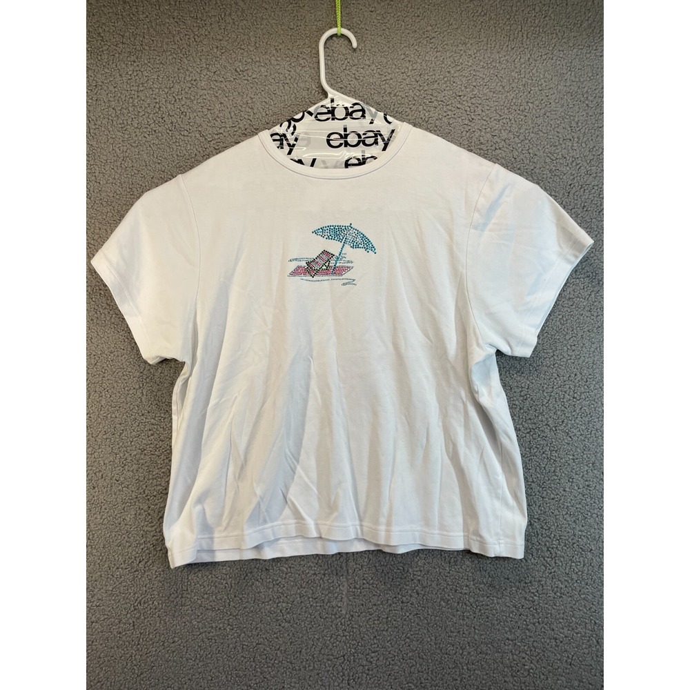 CRUISE‎ WEAR & CO. 100% Ctn Tee - XXL - Scoop Neck, Short Sleeve